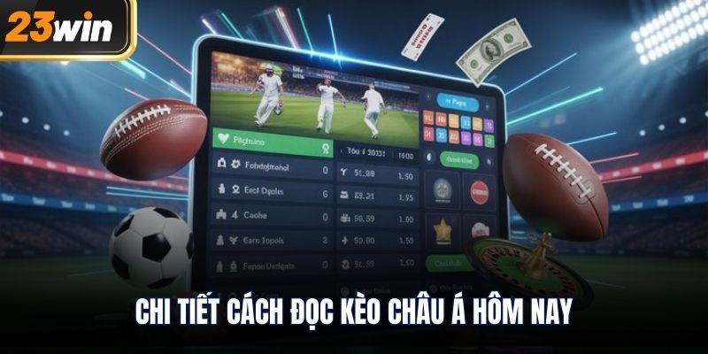 Chi tiết cách đọc kèo châu á hôm nay