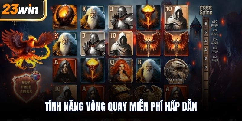 Tính năng vòng quay miễn phí hấp dẫn